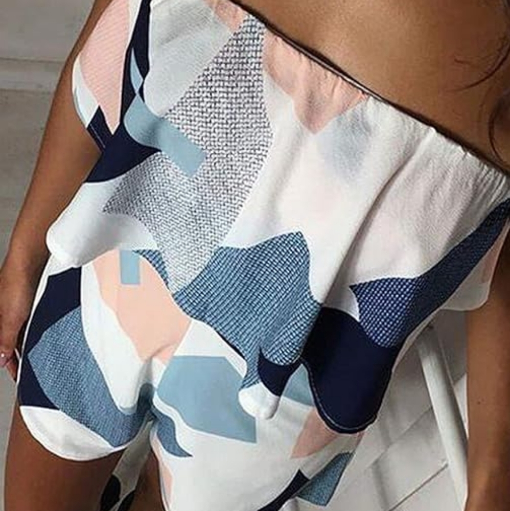 Women's off Shoulder Romper